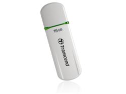 Transcend 16GB JetFlash V620, USB 2.0 flash disk, bílo/zelený, vysokorychlostní, Čtení: 32 MB/s, Zápis: 12 MB/s