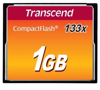 Transcend 1GB CF (133X) paměťová karta