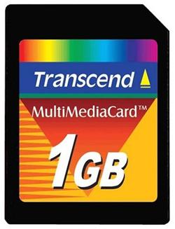 Transcend 1GB MMC multimedia memory card