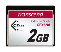Transcend 2GB INDUSTRIAL TEMP CFAST CFX520I paměťová karta (SLC)