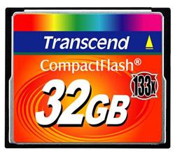 Transcend 32GB CF (133X) paměťová karta