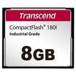 Transcend 8GB INDUSTRIAL TEMP CF180I CF CARD, (MLC) paměťová karta (SLC mode), 85MB/s R, 70MB/s W