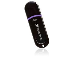 Transcend 8GB JetFlash 300, USB 2.0 flash disk, černo/fialový