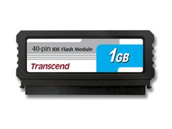 Transcend IDE FLASH modul 1GB 40pin Vertical Low-Profile