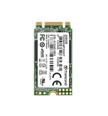 TRANSCEND MTS552T 256GB Industrial 3K P/E SSD disk M.2, 2242 SATA III 6Gb/s (3D TLC) B+M Key, 560MB/s R, 510MB/s W