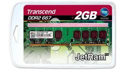 Transcend paměť DDR2 2GB 667MHz CL5 Doživotní záruka