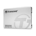 TRANSCEND SSD230S 128GB SSD disk 2.5'' SATA III, 3D TLC, Aluminium casing, 560MB/s R, 380MB/s W, stříbrný