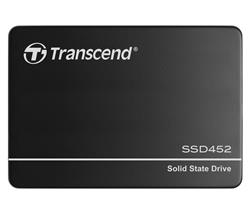 TRANSCEND SSD452K-I 128GB Industrial (3K P/E) SSD disk 2.5" SATA3, 3D TLC, Aluminium case, 560MB/s R, 520 MB/W, černý