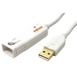 USB 2.0 aktivní prodlužovací kabel, 12m, bílý