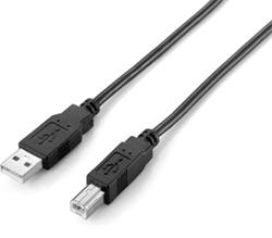 USB kabel Equip propojovací A-B 1m černý