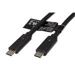 USB4 20Gbps kabel USB C(M) - USB C(M), PD 100W, 2m, černý