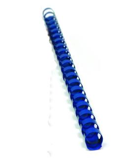 Vázací hřbet Eurosupplies plastový A4 průměr 6mm modrý 200ks