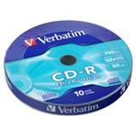 VERBATIM CD-R80 700MB/ 52x/ WRAP EXTRA PROTECTION/ 10pack/ bulk box