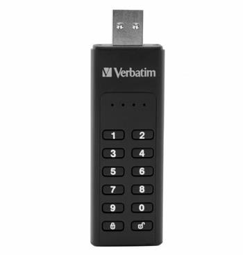 VERBATIM Flash disk Keypad Secure Drive/ 128GB/ USB 3.0