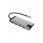 Verbatim USB-C multiport USB-C 3.1, 3x USB-A 3.0, HDMI, Gigabit Ethernet, SD/microSD