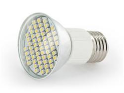 Whitenergy LED žárovka | E27 | 60 SMD | 3W | 230V | studená bílá | reflektorová