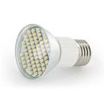 Whitenergy LED žárovka | E27 | 60 SMD | 3W | 230V | studená bílá | reflektorová
