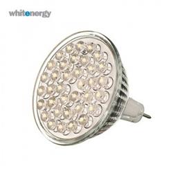 Whitenergy LED žárovka | GU5.3 | 36 LED | 1.5W | 12V| studená bílá| reflektorová