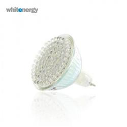 Whitenergy LED žárovka | GU5.3 | 80 LED | 3W | 12V | teplá bílá | reflektorová
