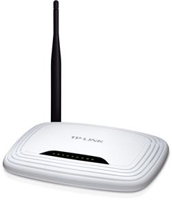WiFi router TP-Link TL-WR740N Lite-N 150Mbps AP/router, 4x LAN, 1x WAN 2,4GHz/ fix. anténa