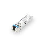 1.25 Gbps BiDi WDM SFP Module, Up to 20km  with DDM support, Singlemode, LC Simplex Connector 1000Base-LX, Tx1310nm/Rx1