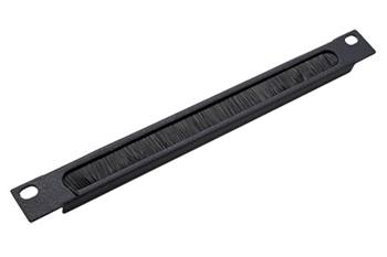 10" kabelový vstup 0,5U, kartáčový, černý