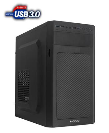 1stCOOL STEP 3, ver.2, skříň mATX, USB3.0, černá