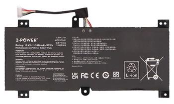2-Power baterie pro Asus GL504GM ( C41N1731 C41PnC5 0B200-02940000 alternative) Baterie 15,4V 3400mAh
