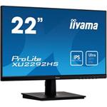 22" iiyama XU2292HS-B1: IPS, FullHD@75Hz, 250cd/m2, 4ms, VGA, HDMI, DP, černý