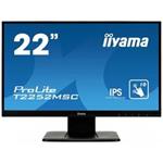 22" LCD iiyama T2252MSC-B1 -IPS, FullHD, repro, VGA, HDMI, DisplayPort, USB, kapacitní multidotykový