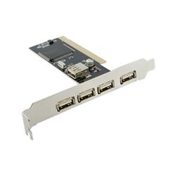 4World 5-portový řadič (4+1) USB 2.0 na kartě PCI