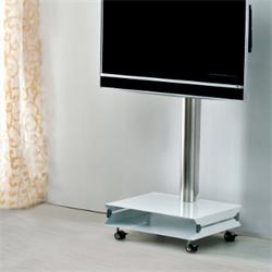4World TV stolek, pojízdný stojan pro LCD / LED 26''- 37'', police 1x1, max.30kg