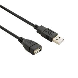 4World USB 2.0 prodlužovací kabel typ A-A M/F 1.8m HQ, feritový filtr