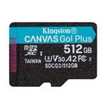512GB microSDXC Kingston Canvas Go! Plus A2 U3 V30 170MB/s bez adapteru