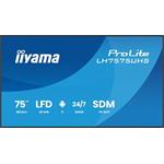 75" iiyama LH7575UHS-B2AG:IPS, 4K UHD,Android,24/7