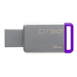 8GB Kingston USB 3.0 DT50 kovová fialová