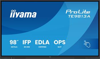 98" iiyama TE9813A-B1AG:IPS,4K,40P,EDLA