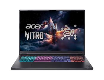 Acer Nitro 18 AI/AN18-61-R3GE/AI9-365/18"/2560x1600/32GB/1TB/RTX 5070Ti/W11H/Black/2R