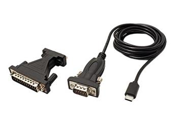 Adaptér USB C(M) -> 1x RS232 (MD9), + redukce na MD25, 1,8m