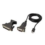 Adaptér USB C(M) -> 1x RS232 (MD9), + redukce na MD25, 1,8m