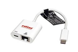 Adaptér USB C(M) -> Gigabit Ethernet, PD 100W