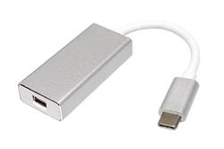 Adaptér USB C(M) -> miniDP(F), 4K@60Hz, Alu