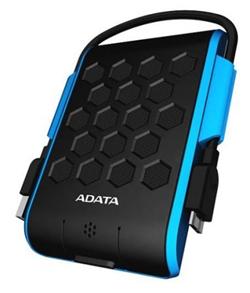 ADATA Externí HDD 1TB 2,5" USB 3.2, DashDrive™ Durable HD720, G-sensor, modrý, (gumový, vodě/nárazu