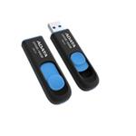 ADATA Flash Disk 64GB USB 3.0 Dash Drive UV128, černý/modrý (R: 90MB / W: 40MB)