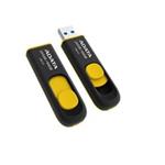 ADATA Flash Disk 64GB USB 3.0 Dash Drive UV128, černý/žlutý (R: 90MB / W: 40MB)