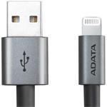 ADATA Lightning kabel MFi titánový pletený