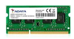 Adata/SO-DIMM DDR3L/4GB/1600MHz/CL11/1x4GB