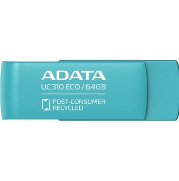 ADATA UC310 ECO/64GB/USB 3.2/USB-A/Zelená
