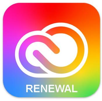 Adobe CC for TEAMS All Apps MP ENG COM RENEWAL 1 User L-13 50-99 (3YC) (12 Months)