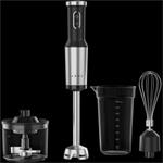 AENO Tyčový mixér HB4B - 1200W, šlehač, sekáček, nádoba, černá